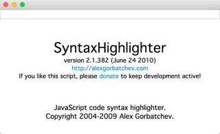 Seesaaブログにソースコードを表示する「SyntaxHighlighter」スクリプト